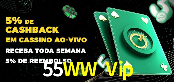 Promoções do cassino ao Vivo 55WW Vip